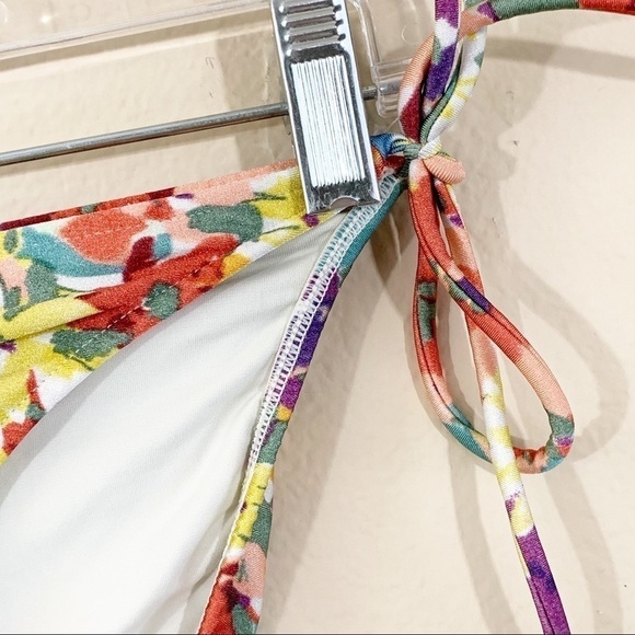 HOPE BRAZIL Multicolor Floral String Bikini Bottom - Picture 3 of 4